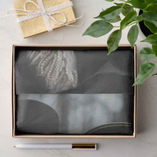 Decoupage man vrouw schaap tissuepapier (Geschenk)