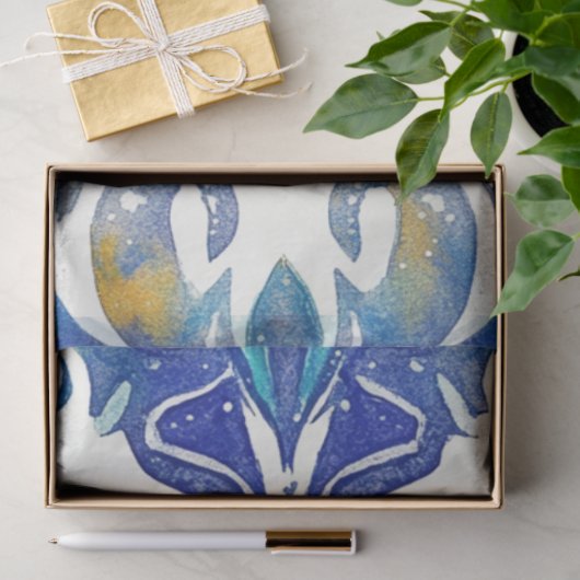 Decoupage Mardi Gras Mask Tissuepapier (Geschenk)