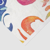 Decoupage Mardi Gras Mask Tissuepapier (Detail)