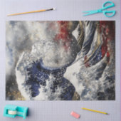 Decoupage Massive Ocean Wave Vlag Verenigde Staten Tissuepapier (Craft)