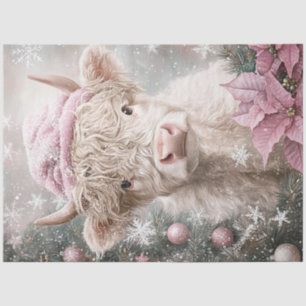 Decoupage Meisje Gekleed Kerst Kleding Tissuepapier