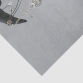 Decoupage Meisje Punk Rock Singer Concert Tissuepapier (Detail)