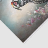 decoupage met edele kwartel tissuepapier (Detail)