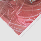 Decoupage met roze veren hoofdtooi tissuepapier (Detail)