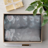 decoupage met witte pauw tissuepapier (Geschenk)