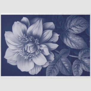 Decoupage meubels daliah Marine blauw monochromati Tissuepapier