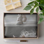 Decoupage Mode Show White Cat White Outfit Tissuepapier (Geschenk)