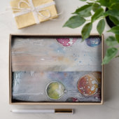 Decoupage Moose Kerst Ornamenten in Antlers Tissuepapier (Geschenk)