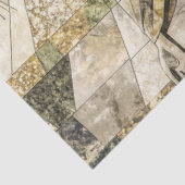 Decoupage Mozaïek Christus de Verlosser Standbeeld Tissuepapier (Detail)