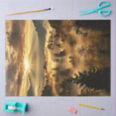 Decoupage Mystic Dawn van het prachtige Sunrise Fo Tissuepapier (Craft)