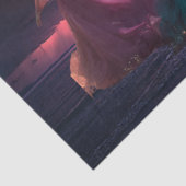 Decoupage Mystical Witches Lightening Storm Tissuepapier (Detail)