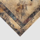 Decoupage Native American symmetrisch ontwerp Tissuepapier (Detail)