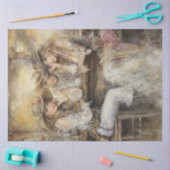 Decoupage Nostalgische Dames Westerne Saloon Tissuepapier (Craft)