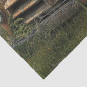 Decoupage Nostalgische Rusty Boerderij Vrachtwagen Tissuepapier (Detail)