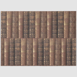 Decoupage Old Book Spines (Heraldic) Tissuepapier