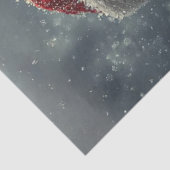 Decoupage Ole Saint Nick Santa Claus Tissuepapier (Detail)