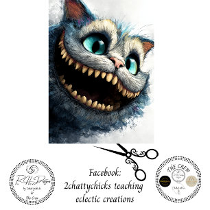 Decoupage ondeugende sprookjeskat fantasie tissuepapier