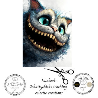 Decoupage ondeugende sprookjeskat fantasie tissuepapier