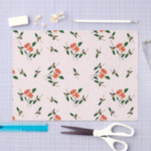 Decoupage Or Gifting Hand-Painted Florals Blush  Tissuepapier (Craft)