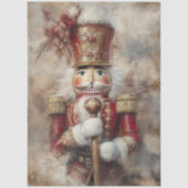 Decoupage Ornate Nutcracker Classic Solider Tissuepapier (Voorkant)