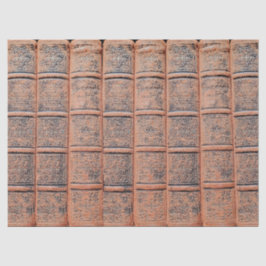 Decoupage oude Beige Book Library Tissuepapier