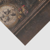 Decoupage Oude Wereldkaart Historische Verkenning Tissuepapier (Detail)