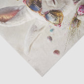 Decoupage Paas Konijn Lederen Jas Egg Hunt Tissuepapier (Detail)