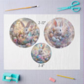 Decoupage Paas Lente 12" & 8" Cirkels Tissuepapier (Craft)
