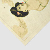 Decoupage Paper 10"x15" - Raphael Kirchner 25 Tissuepapier (Detail)