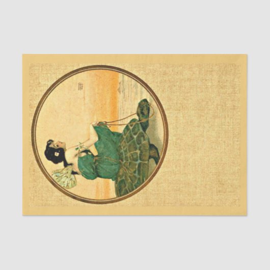 Decoupage Paper 10"x15" - Raphael Kirchner 5 Tissuepapier (Voorkant)