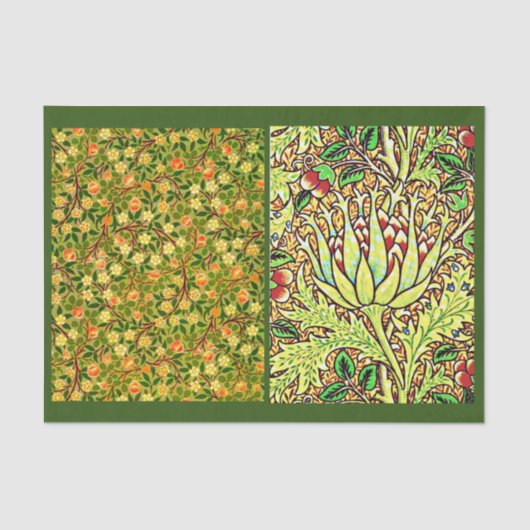 Decoupage Paper 10"x15" - William Morris 17 Tissuepapier (Voorkant)