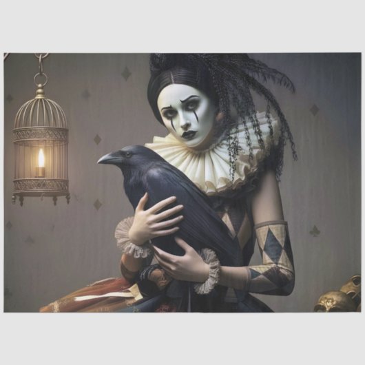 decoupage paper dark fantasy tissuepapier (Voorkant)