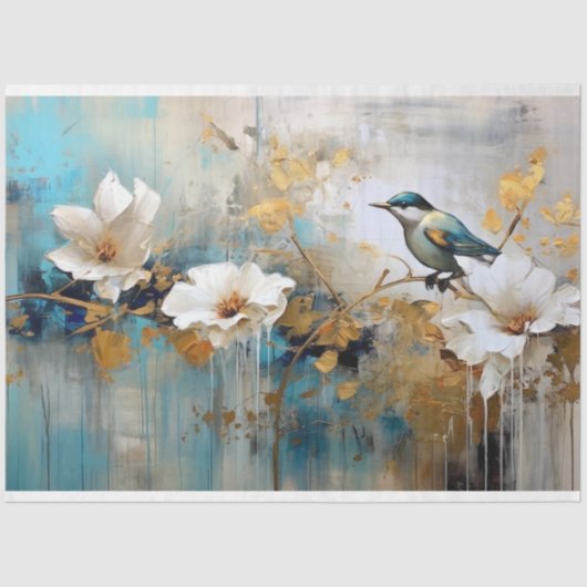 Decoupage papier - Botanische fijne kneepjes 1 (Voorkant)