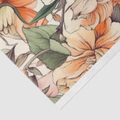 Decoupage papier, inpakken, - Etherisch boeket 2 Tissuepapier (Detail)