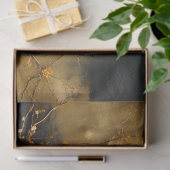 Decoupage papier, inpakpapier- Midnight Blooms 2 Tissuepapier (Geschenk)