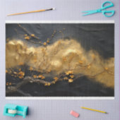 Decoupage papier, inpakpapier- Midnight Blooms 2 Tissuepapier (Craft)