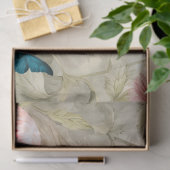  Decoupage Pastel Floral Lion Tissue Paper Tissuepapier (Geschenk)