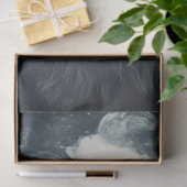 Decoupage Polar Beer Cloud Smoke Dark Achtergrond Tissuepapier (Geschenk)