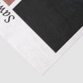 Decoupage Police Tribute Badge Flag Handsaw Tissuepapier (Detail)