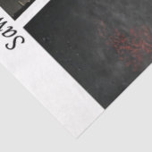 Decoupage Proud Firefighters American Flag  Tissuepapier (Detail)