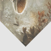 Decoupage Racoon Lady Robin Hood van het bos Tissuepapier (Detail)