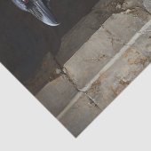 Decoupage Raven en Amethyst Gothic Tissuepapier (Detail)