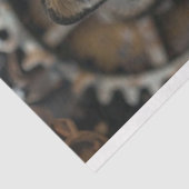 Decoupage Red Fox Steampunk Tissuepapier (Detail)