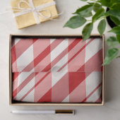 Decoupage Red White Peppermint Background Tissuepapier (Geschenk)