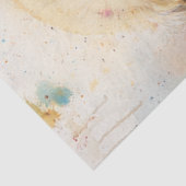 Decoupage Retriever Puppy Gewikkeld Kerstlicht Tissuepapier (Detail)