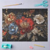 Decoupage Rich Floral Kleur Palet Meubels Tissuepapier (Craft)
