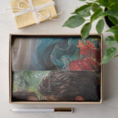 Decoupage Romantische Valentijn paar omarmen Tissuepapier (Geschenk)