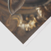 Decoupage Royal King Fox in het Henhouse Tissuepapier (Detail)