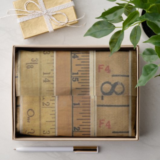Decoupage Ruler Junk Journal Tissuepapier (Geschenk)