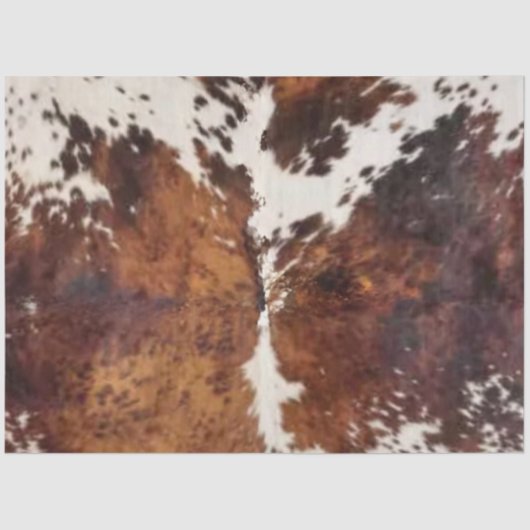 Decoupage Rustic Cowhide Western Tissuepapier (Voorkant)